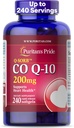Coenzyme de fierté de Puritan CoQ10 200mg, supplément alimentaire pour la santé cardiaque, la pression artérielle, la santé buccodentaire et le soutien au vieillissement en santé, 240 portions, softgels à libération rapide