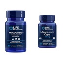 Prolongation de vie MacuGuard Eye Health Supplement with Magnesium Capsules 500mg - Lutéine, Zeaxanthin, Méso-zeaxanthin et Safran pour une vision saine - 60 Softgels et 100 Capsules végétariennes