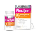 Florajen Acidophilus Probiotics, Gut Health, Vaginal Health, et Immune Support Supplément, Constipation et Bloating Relief pour les adultes, 90 Capsules (réfrigérées)
