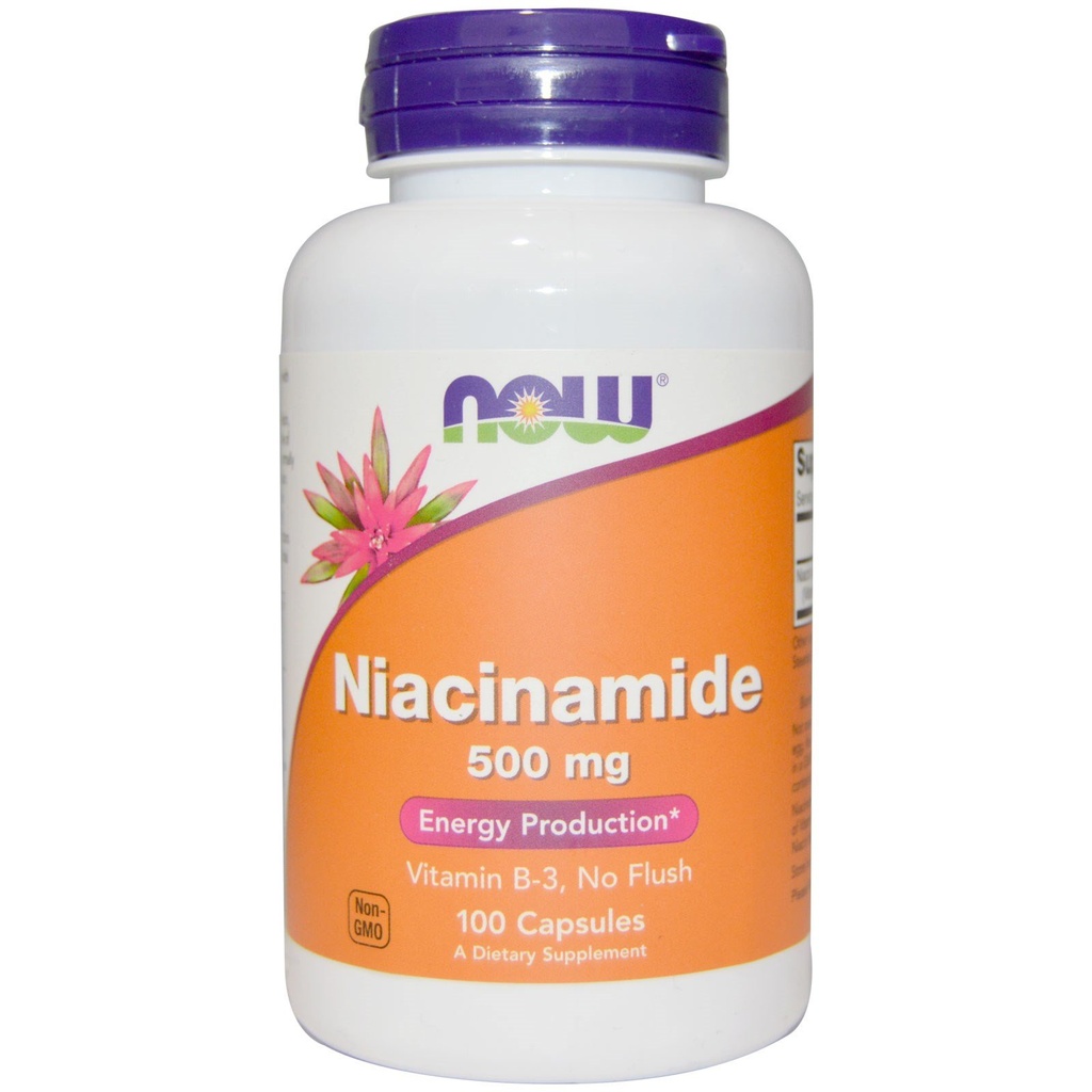 Niacinamide 500mg 100 gélules (emballage de 2)