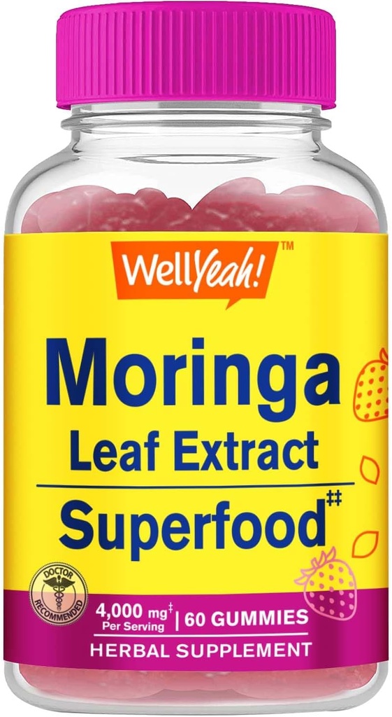 Eh bien oui Moringa feuilles extrait des gommes (4,000mg)