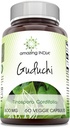 Inde incroyable Guduchi 500 Mg Supplément de Tinospora Cordifolia Capsules végétariennes (non-OGM) Sans gluten (Fabriqué aux États-Unis) (1 Pack de 60 Nombre)