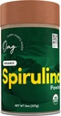 OMG ! Superfoods Bio Spiruline Poudre - 100% Pure, USDA certifié Bio - Bonne source de fer, vitamine A et vitamine B12. - 8 onces (1 paquet) ...