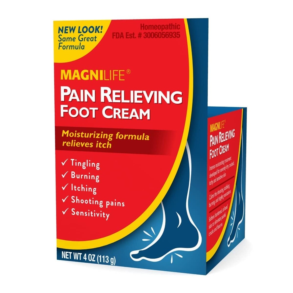 Magni Life DB Douleur soulagement crème du pied, 4 once chaque (2)