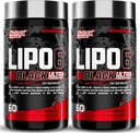 Recherche Nutrex Lipo-6 Black Ultra Concentrate Fat Burner Supplément, Augmenter la perte de poids, l'énergie et Intense Focus 120 pilules de régime