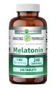 Formules étonnantes Melatonine 1 Mg Comprimés (non OGM, sans gluten) - Meilleur choix de supplément d'aide au sommeil naturel – favorise l'effet calmant et relaxant - 240 comprimés - convient aux végétariens