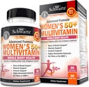 Multivitamine quotidienne pour les femmes de 50 ans et plus – Supplément de soutien à la mémoire – favorise la réduction du stress et une réponse immunitaire saine – Supplément multivitamine pour les femmes conçu pour le confort de l'estomac - 60 capsules