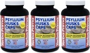 Yerba Prima Psyllium Housses Caps - 180 capsules (paquet de 3) - Supplément en fibre naturelle - Nettoyage des colonies - Non-OGM Sans gluten