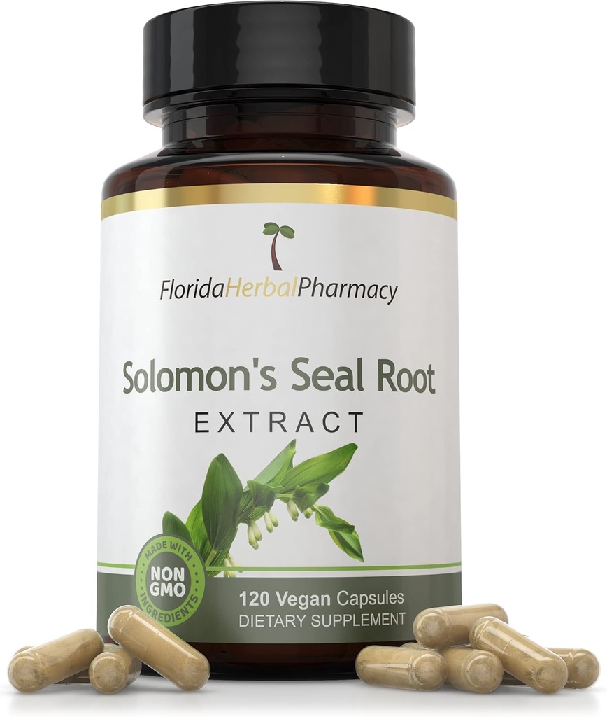 Florida Herbal Pharmacie, Solomon's Seal Extract Supplément Capsules