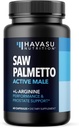 Saw Palmetto 500mg et L-Arginine 500 mg - Suppléments pour la santé de la prostate et l'oxyde nitrique pour les hommes - 60 Compte - Soutien de la fonction urinaire et d'endurance pour les hommes actifs - Vegan, non-OGM, 1 mois d'approvisionnement