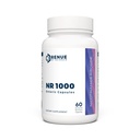 RENUE par Science Nicotinamide Riboside , Supplément haute résistance NAD , 60 Nicotinamide Capsules entériques - 1000mg Nicotinamide Riboside par portion , fabriqué aux États-Unis Tiers-partie testé