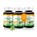 Extrait de fève de café vert de Lovita, acide chlorogène 50% pour le métabolisme, l'énergie et la gestion du poids, 800 mg par jour, végétalien, non-OGM, sans gluten, supplément antioxydant naturel, 180 capsules