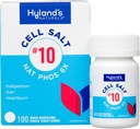 Hyland, sel cellulaire no 10, comprimés NAT Phos 6X, soulagement naturel des brûlures d'estomac, gaz et indigestion, comprimés à dissolution rapide, 100 comtes