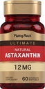 Piping Rock Astaxanthine 12mg.60 Capsules Softgel.
