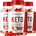 LIVORKA (3 Pack) TrimNova Keto ACV Gummies, TrimNova Gummies, TrimNova Keto, TrimNova Keto ACV Gummies, Trimnova, TrimNova Keto Formula, TrimNova Keto ACV Gummies 1050MG, 180 Gummies pendant 3 mois.