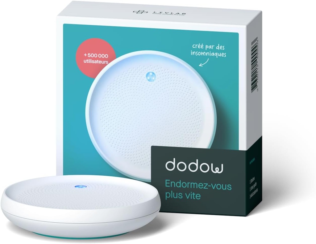 Dodow Sleep Aid Device - Plus d'un million d'utilisateurs tombent plus rapidement avec Dodow!