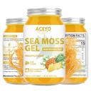(28 OZ) Gel de mousse de mer Aromatisé Irlandais cru Gel naturel Ananas végétalien 102 Vitamines et minéraux Wild Harvested Non-OGM.