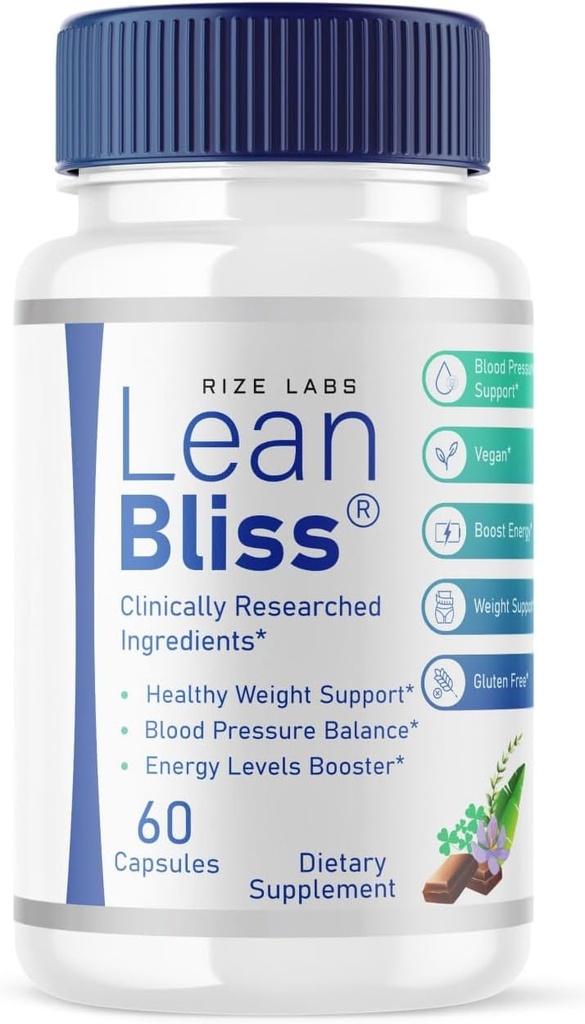 Lean Bliss pilules de perte de poids, Lean Bliss formule de combustion des graisses, LeanBliss capsules de métabolisme avancé pour la gestion du poids naturel et le soutien du sang, LeanBliss Dietary Supplement Reviews (60 capsules)