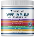 Vitamines de défense ultime pour adultes et enfants — Capsules de défense immunitaire avec Elderberry, Vitamine C, Echinacea, Ail, Panax Ginseng et Zinc — 120 capsules (8,8 Oz en poudre)