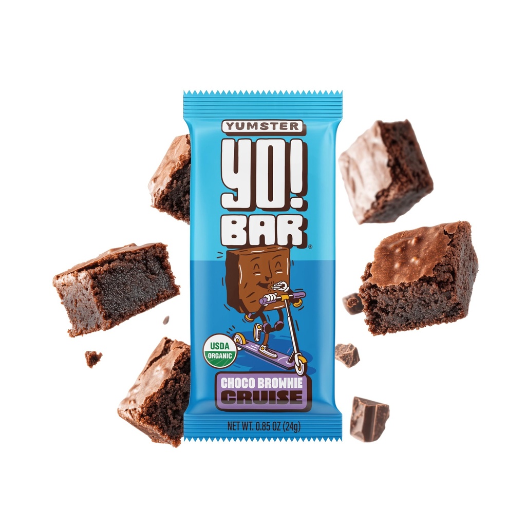 Oui ! Bar by Bearded Brothers Vegan Organic Kids Bar, Chocolat (25 bars) - Sans gluten, sans paléo et entier 30.00 Sans soja, sans OGM, faible glycémie, sans sucre ajouté, fibre + aliments entiers