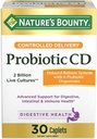 Bounty Probiotique de la nature, supplément diététique à livraison contrôlée, délivre des bactéries amies aux systèmes digestifs et immunitaires, 30 capsules