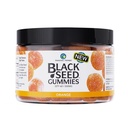 Amazing Herbes Huile de Graine Noire Biologique Gommies - 500mg Par Servant, Graine de Cumin Noire pressée à froid, Fabriquée avec Nigella Sativa, Aide à stimuler l'immunité, Soutient Digestion saine - Arôme Orange 60 Comte