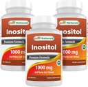 Meilleur Inositol naturel 1000 mg 120 comprimés (120 Nombre (paquet de 1)) (120 Nombre (paquet de 3))
