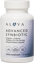 Alaya Naturals Synbiotique avancé - Probiotique + Prébiotique - Supplément probiotique à libération différée de 14 milliards d'UCF avec prébiotiques de Sunfiber® et L-glutamine pour l'intégrité du doublage Gut - 60 capsules