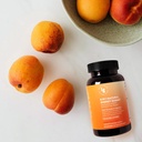 8-in-1 Natural Energy Gummies – Vitamin B12, C, Caffeine, Multivitamin + Sleep & Focus Support – Vegan Energy Chews for Men & Women – Peach Flavor – 60 Ct