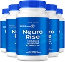 les laboratoires de taille - Capsules Neuro Rise, Supplément de soutien auditif, pilules pour soutenir l'ouïe saine, formule avancée pour la santé de l'oreille, acouphène et soulagement du bruit (300 capsules)