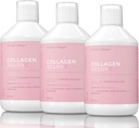 Collagène Deluxe 500ml x 3 I 8 semaines Ensemble I 12500 mg Collagène marin (type I et III) I Acide hyaluronique, biotine, vitamine C I Sans sucre - 8 semaines