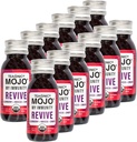 TÉOANIQUE Mon immunité Mojo: Revive, jus à base de plantes, supplément à base de plantes avec la mûre aînée, Hibiscus et Ginger, biologique certifié USDA, végétalien, sans gluten, 12 paquets, 2 Fl. Oz Chaque