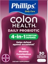 Phillips' Colon Health Probiotic Capsules, Bouteille de 30 tasses - Acheter des paquets et économiser (Pack de 2)
