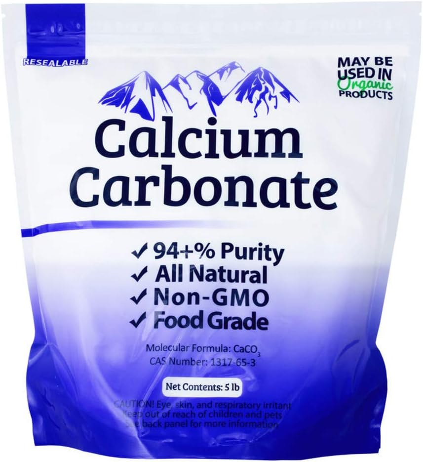 10 lb Nourriture Grade 97+% Carbonate de calcium provenant de chaux