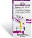 Livon Laboratories Lypo-Spheric Glutathion - 30 Packets – 450 mg Glutathion Par Packet – Liposome encapsulé pour une biodisponibilité maximale – Formule professionnelle – 100% Non-OGM