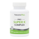 NaturesPlus PRO Super K Complex - 60 capsules - favorise le métabolisme du calcium sain - comprend les vitamines K1 et K2 - non-OGM, végétalien et sans gluten - 60 portions
