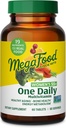 MegaFood Femmes 55+ Multivitamine quotidienne pour les femmes - avec vitamine A, C, D3 & E pour le soutien optimal du vieillissement - Plus Real Food - Supplément de soutien osseux et immunitaire - Végétarien - 60 onglets