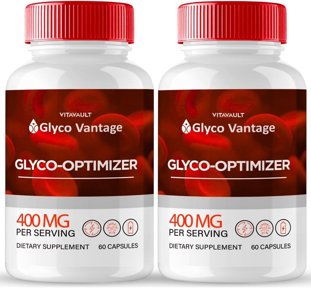 Glyco Vantage Capsules - Premium GlycoVantage Formula Officielle Glyco Optimizer, soutient un mode de vie sain - La force maximale Tous les pilules naturelles pour des niveaux stables, Glyco Vantage Avis (2 Pack)