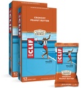 CLIF BARS - Barres d'énergie - Beurre d'arachides croquante - Fabriqué avec de l'avoine biologique - Alimentation végétale - Végétarien - Kosher (2.4 Barres de protéines d'Once, 24 Nombre) Emballage Mai Varier
