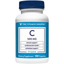 La Vitamine Shoppe Vitamine C 500MG, Antioxydant qui soutient la santé immunitaire et cardiovasculaire (100 Capsules)