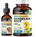 BIO KRAUTER Schisandra Teinture 2 Fl. Oz. & Dandelion 100 Capsules