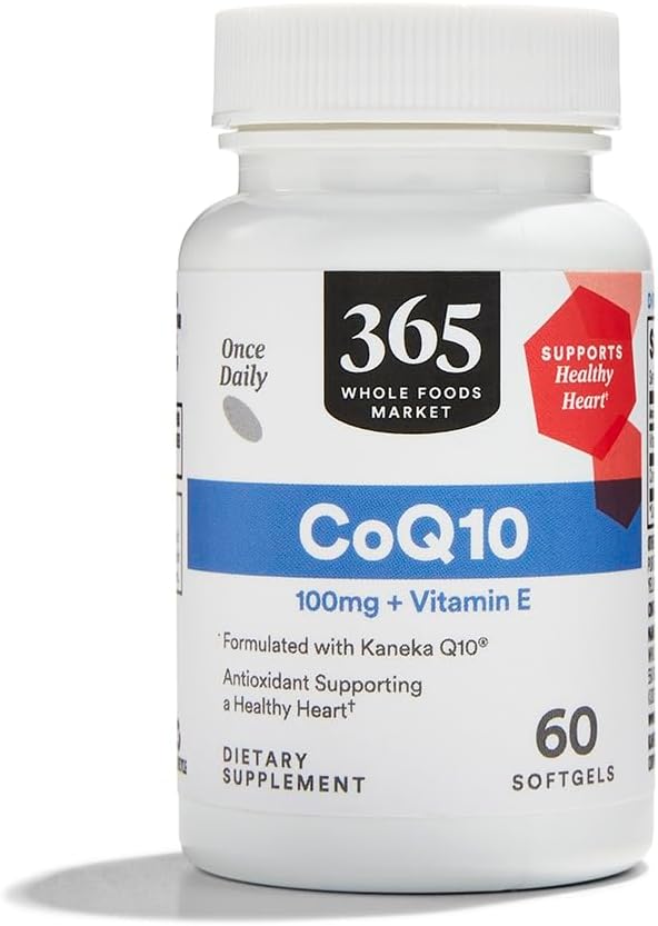 365 par marché des aliments entiers, CoQ10 100mg, 60 Nombre