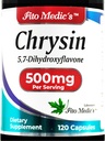 FITO MEDIC'S - Chrysin - 500mg- with - Passion Flower - 120 Capsules, Ultra high Absorption s.