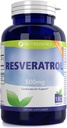 Resvératrol 500mg 180 Capsules 90 portions de 1000mg ou 60 portions de 1500mg
