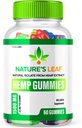 Gommies de feuilles de la nature - Gommies de feuilles de chanvre infusées de la nature, Gommies de feuilles de chanvre Natures Supplément avancé, Gommies de feuilles de nature avec extrait de chanvre naturel Plus Oméga végétalien 3-6-9 (60 Gommies)
