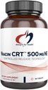 Conceptions pour la santé Niacine 500mg - Niacine CRT Vitamine B3 (acide nicotinique), Comprimés à libération lente contrôlés pour aider à réduire au minimum la grippe - non-OGM, supplément sans gluten (60 comprimés)