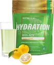 Eléments essentiels Packs d'hydratation - Yuzu Lime Pack - Packs de poudre d'électrolytes sans sucre - 25 Stick Packs d'électrolytes en poudre Pas de sucre - Boissons d'hydratation - avec vinaigre de cidre et vitamine C