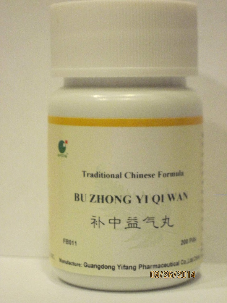 Bu Zhong Yi Qi Wan - Ginseng & Astragalus Combinaison, 200 pilules