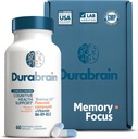 Supplément de soutien au cerveau nootrope pour la mémoire et la concentration, améliorer votre santé cognitive, la clarté mentale et l'attention, 60 capsules