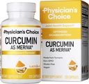 CHOIX du médecin Curcumin Meriva 500 - Études cliniques - Meilleure absorption que les suppléments curcuminiques ordinaires - Soutien conjoint scientifique - 120 capsules
